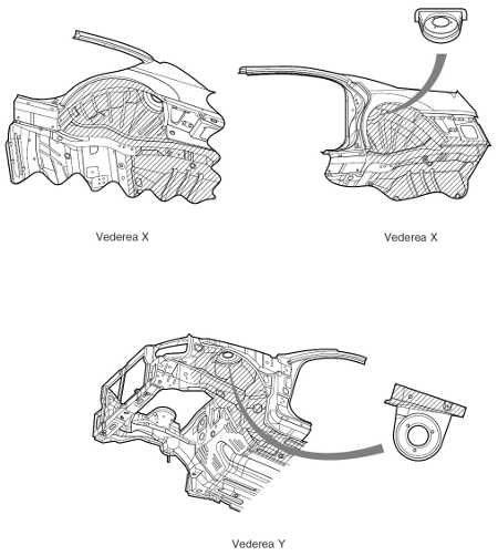 leganza, nadwozie, ilustracje techniczne