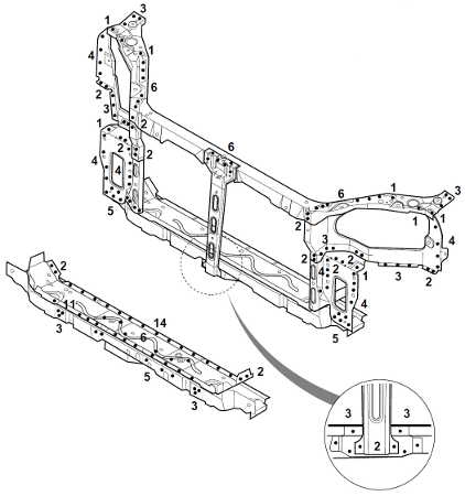 leganza, nadwozie, ilustracje techniczne